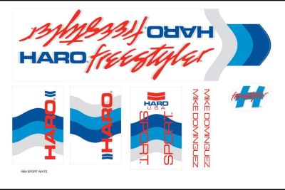 Frame decal set Haro 1984 Sport
