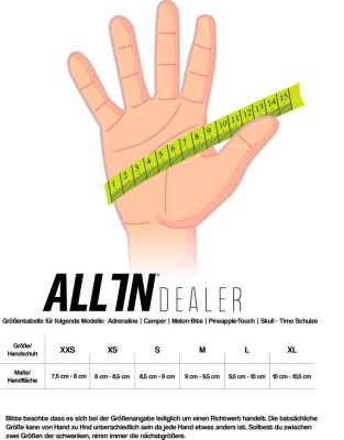 Handschuhe Allin Black Line Dealer