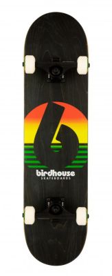 Skateboard Birdhouse Complete Stage 3 Sunest Rasta 7.75"