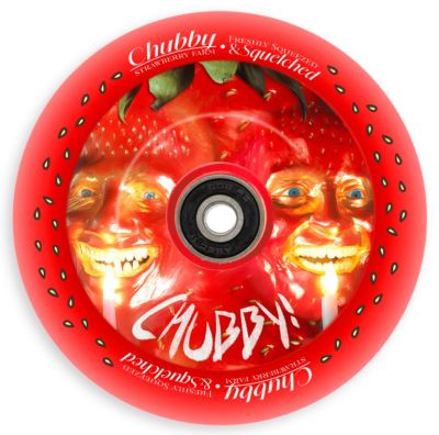 Scooter Rolle Chubby Strawberry Farm 110mm