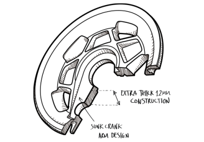 Sprocket Fly Bikes Tractor Guard