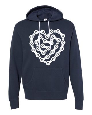 Sweater Props Heart Chain Hooded