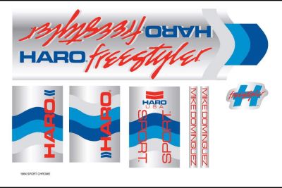 Frame decal set Haro 1984 Sport