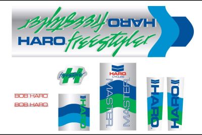 Frame decal set Haro 1985 Master