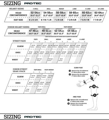 Pad Set Pro-Tec Street Gear Jr.
