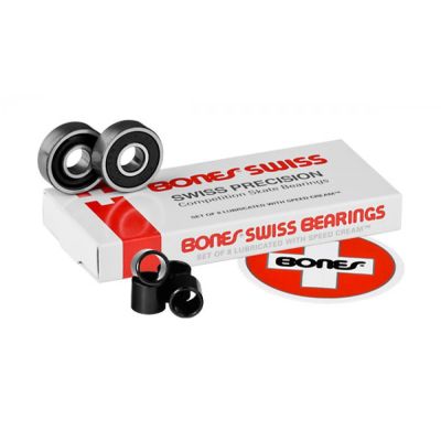 Skateboard bearings Bones Swiss 7 balls