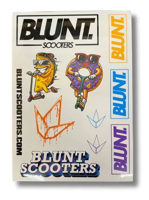 Stickerbogen Blunt
