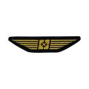 Patch Fit Wide Wings black/gold